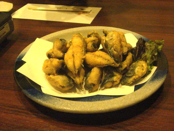 鯖(サバ)の天ぷら